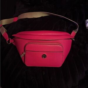 Michael Kors Pink Crossbody Bag with Adjustable Strap